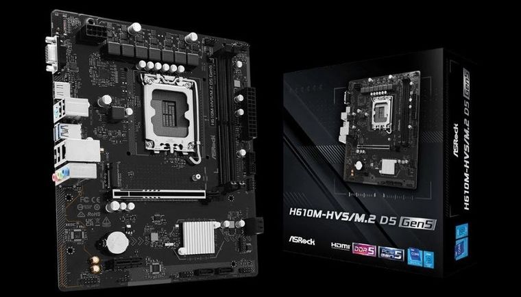 Asrock, płyta główna, H610M-HVS/M.2 D5 GEN5