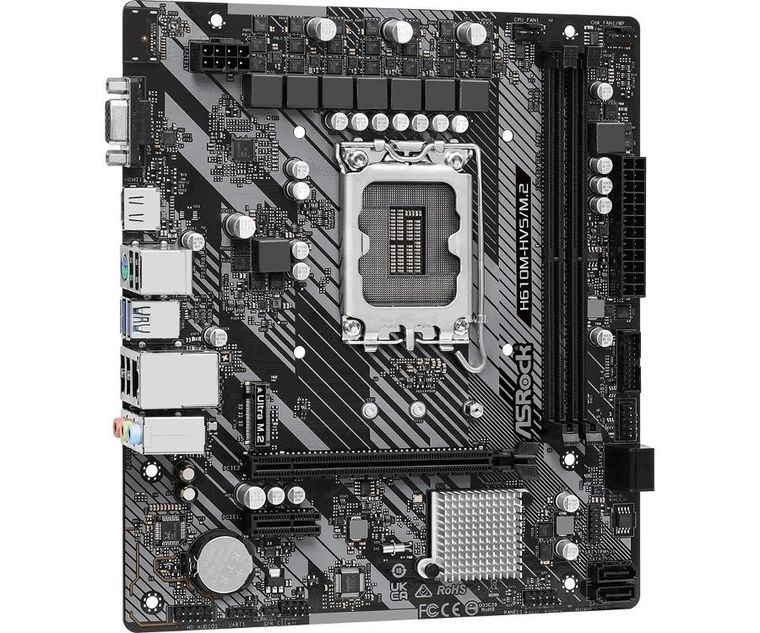 ASRock, płyta główna, H610M-HVS/M.2 R2.0 s1700 2DDR4 D-Sub/HDMI mATX