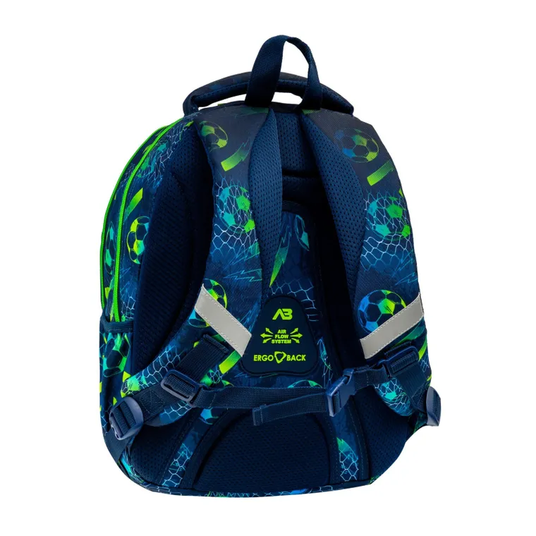 Astrabag, plecak szkolny, 3-komorowy, Football