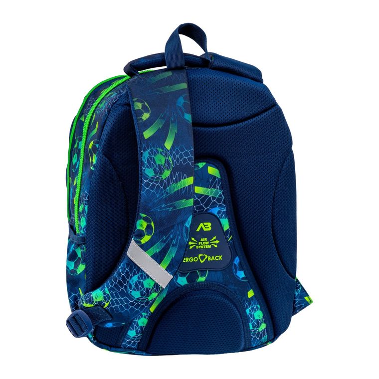 Astrabag, plecak szkolny, 3-komorowy, Football