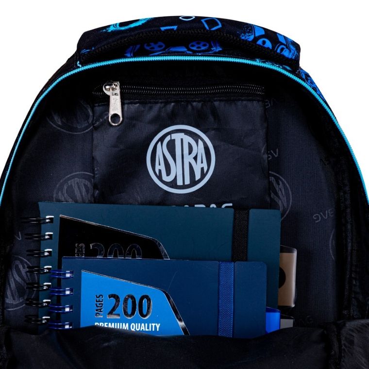 Astrabag, plecak szkolny, 3-komorowy, Go Playing