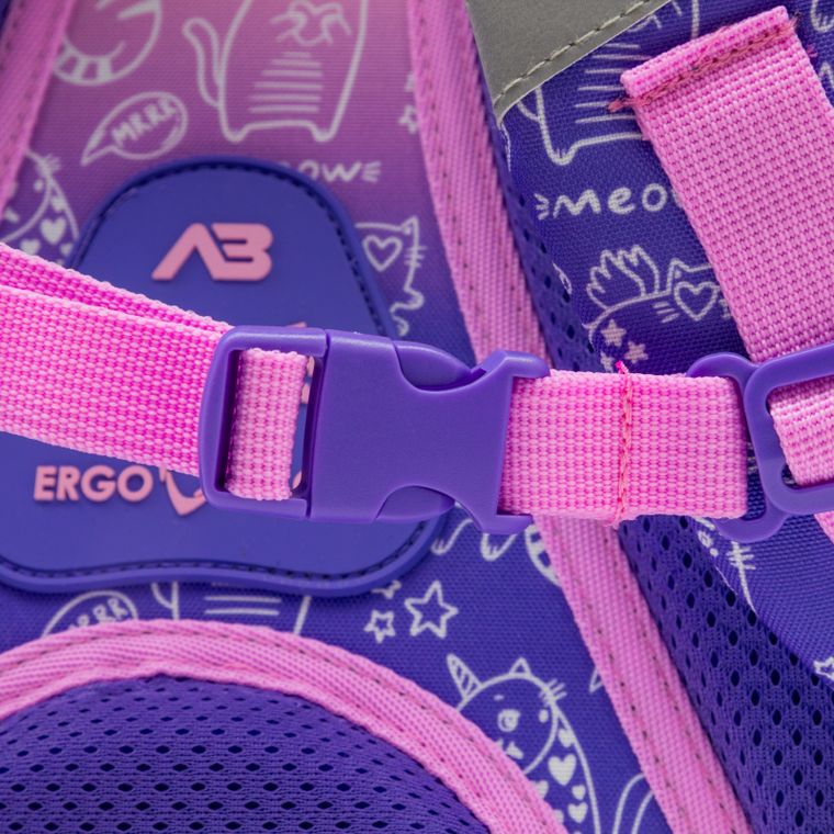 Astrabag, plecak szkolny, 3-komorowy, Kitty