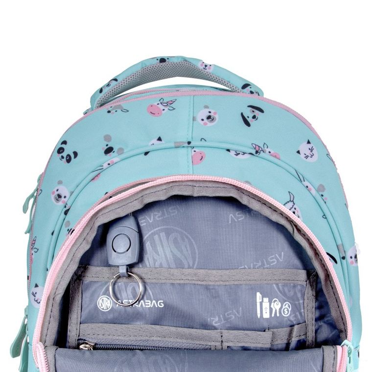 Astrabag, plecak szkolny, 3-komorowy, Teddy Panda