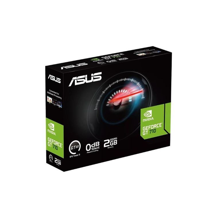 Asus, karta graficzna, GeForce GT 710 2GB GDDR5 EVO 64 bit DVI-D/DSUB/HDMI
