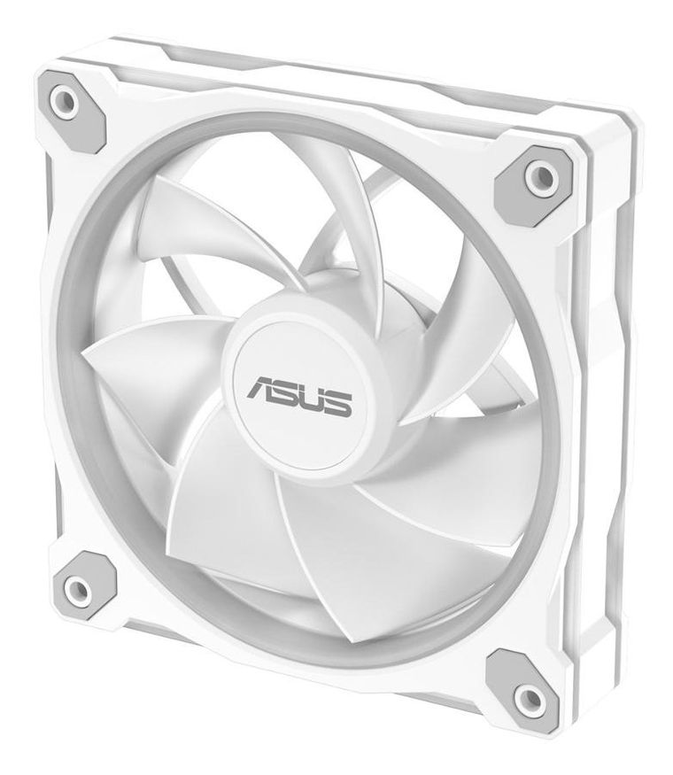 Asus, Prime, wentylator, biały, ARGB Reverse, MR120 FAN