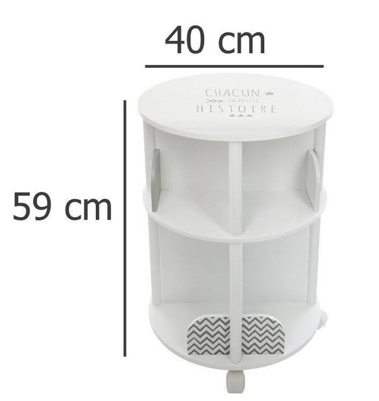 Atmosphera for kids, regał na książki, okrągły