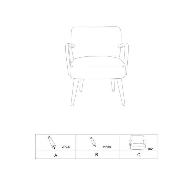 Atmosphera, fotel biały, baranek, Chiara