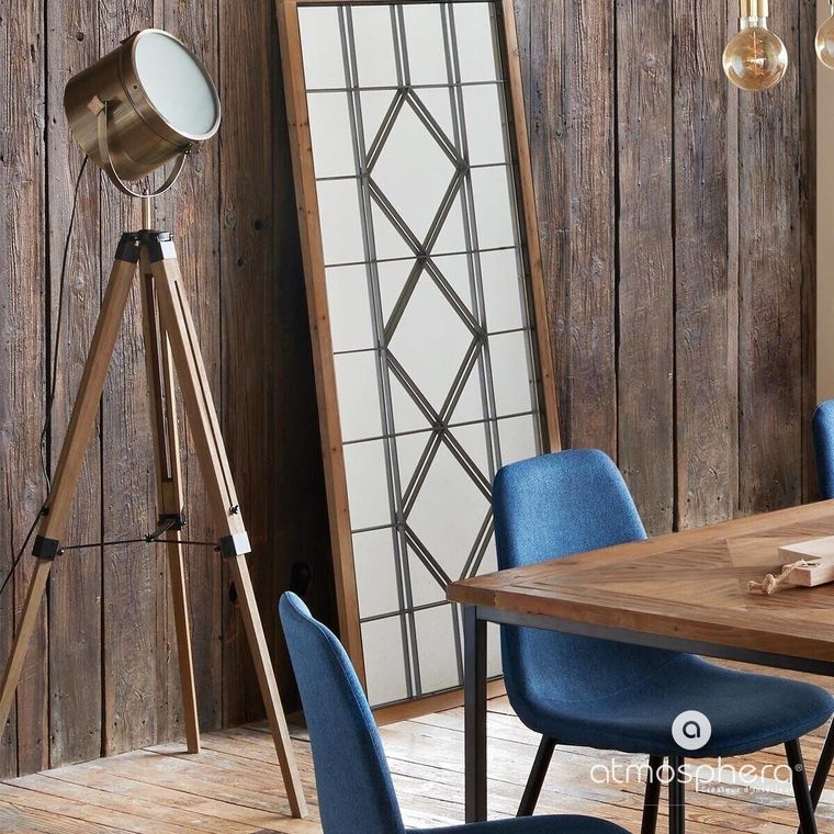 Atmosphera, lampa podłogowa na 3 nogach, wys. 152 cm, brązowa