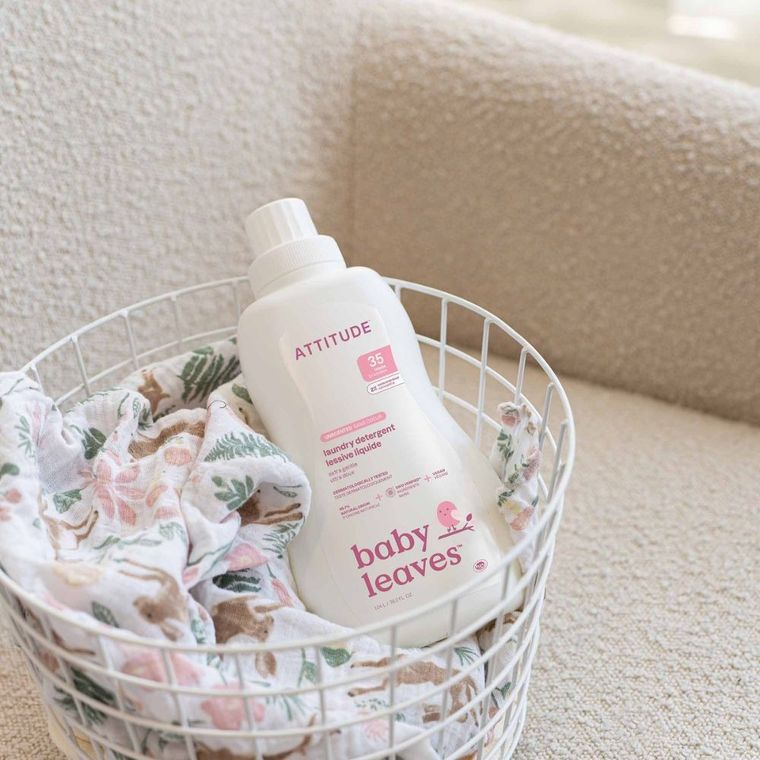 Attitude, płyn do płukania ubranek dziecięcych, bezzapachowy, 1 l