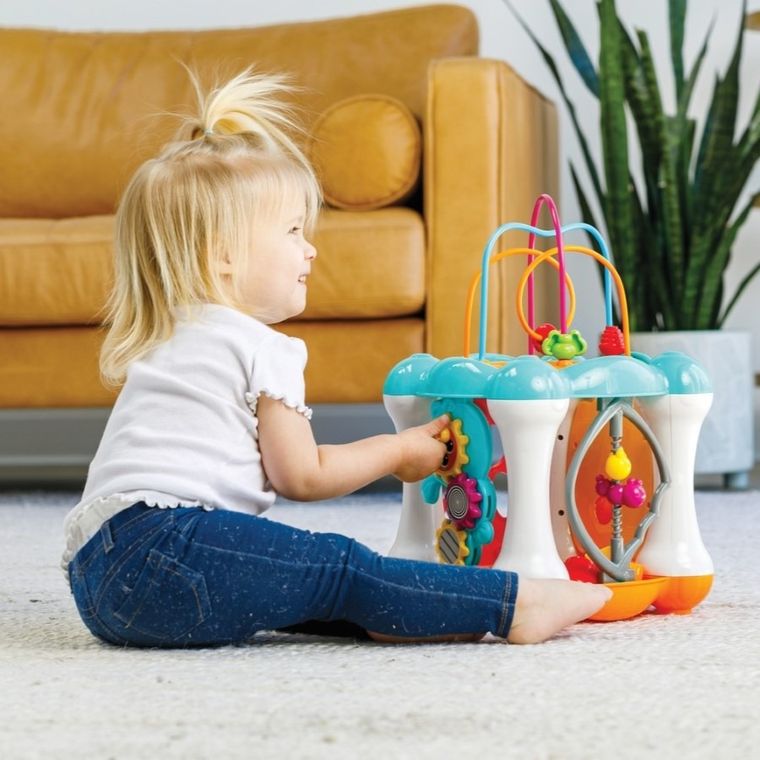 B-Kids, centrum zabawy z przeplatanką, kostka aktywności