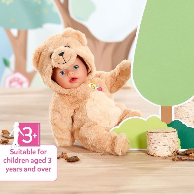 Baby Born, Miś, ubranko z kapturem, 43cm