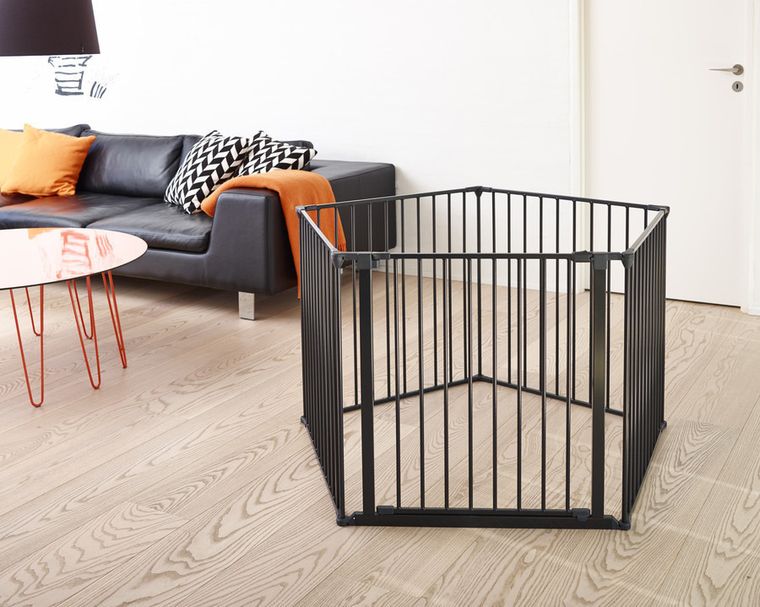 Baby Dan, Flex XXL, osłona kominka, czarny