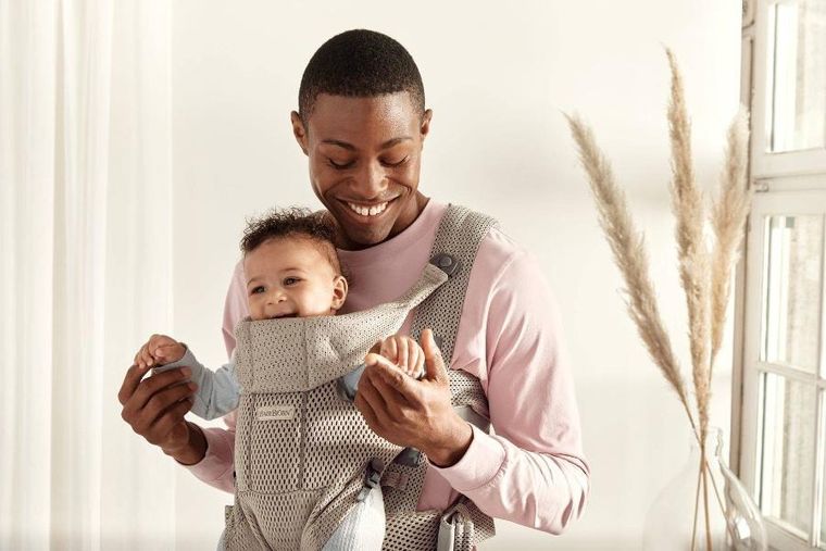 BabyBjörn, Move 3D Mesh, nosidełko, szary beż