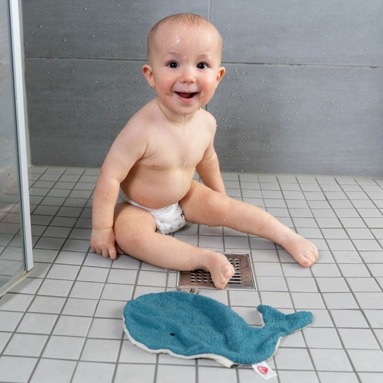 BabyFehn, Natura, Wieloryb, ręcznik z kapturem i myjką