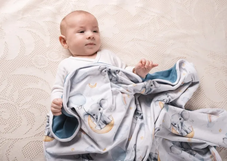 BabyMatex, kocyk bawełniany, ines, 75-100 cm