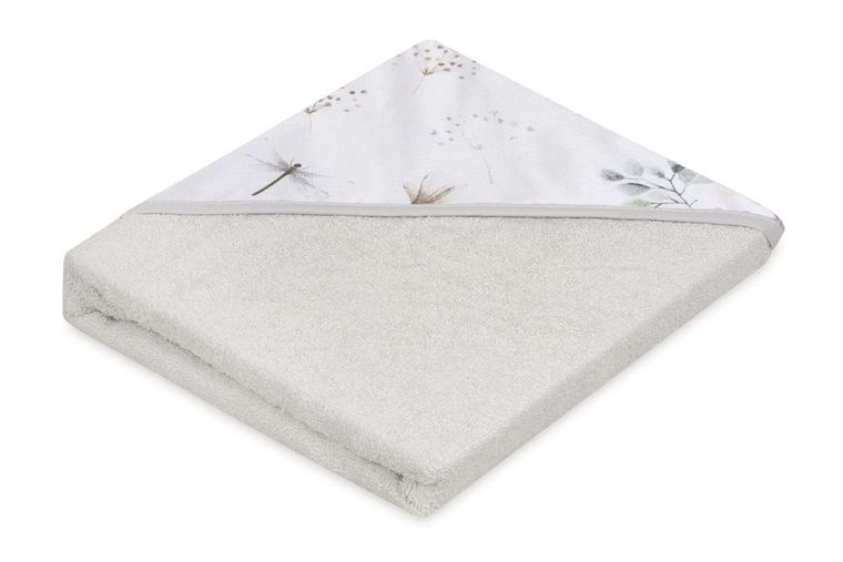 Babymatex, Maxi, niemowlęce okrycie kąpielowe frotte, szare, 100-100 cm
