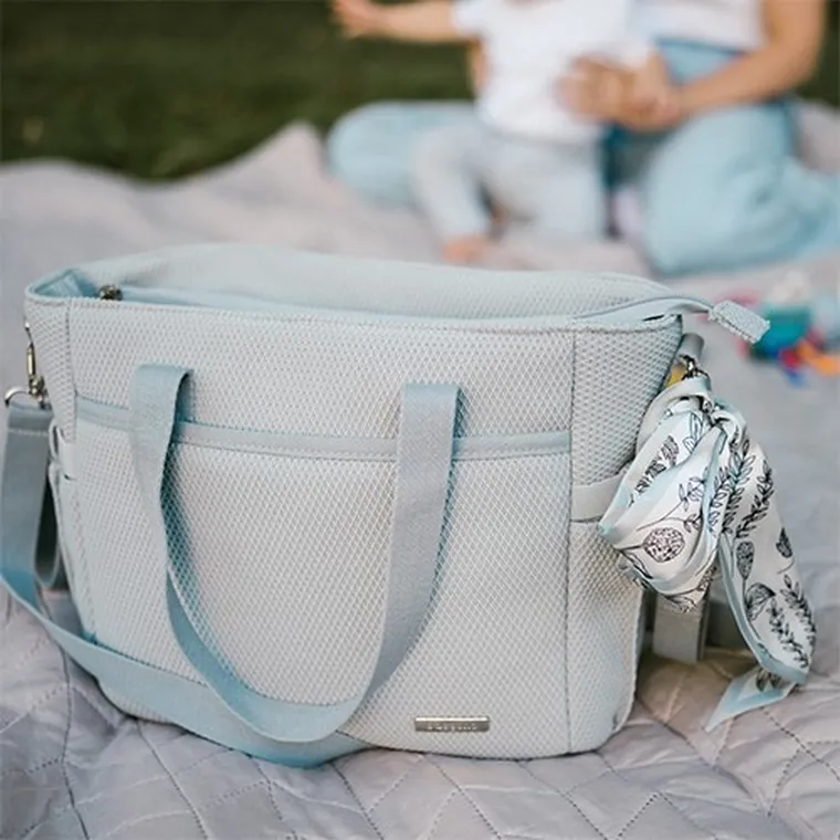 BabyOno, Carmen, torba do wózka dla mamy, szara