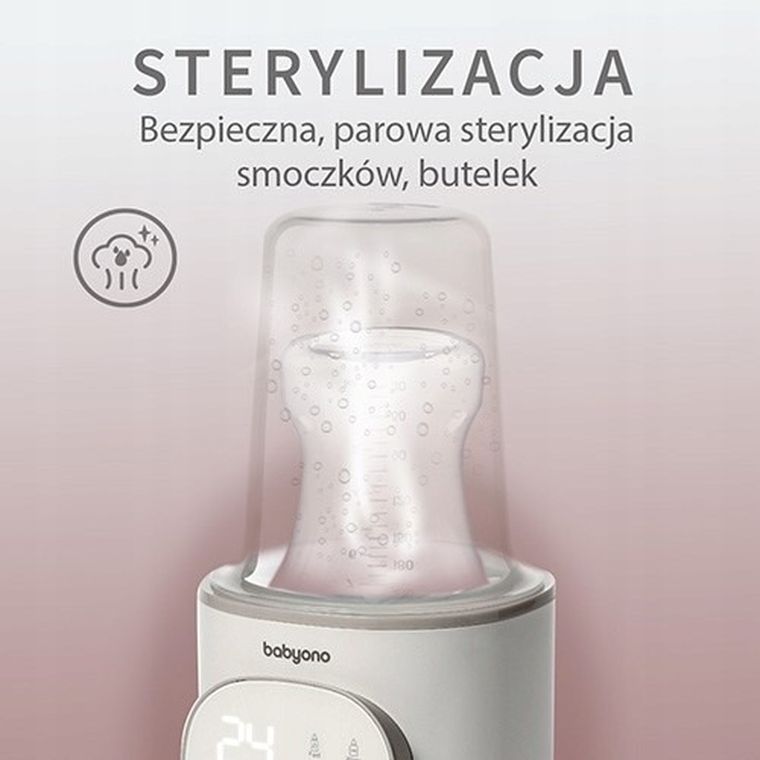 BabyOno, elektroniczny podgrzewacz pokarmu i sterylizator