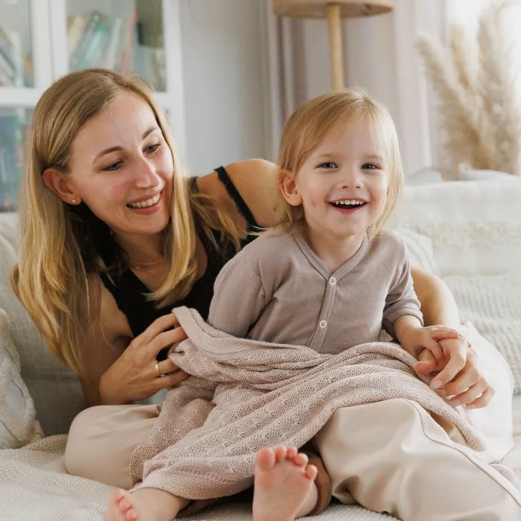 BabyOno, kocyk bambusowy, jasny beż, 75-100 cm