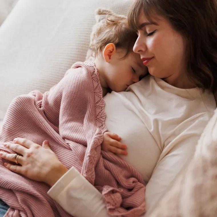 BabyOno, kocyk bambusowy, różowy, 75-100 cm