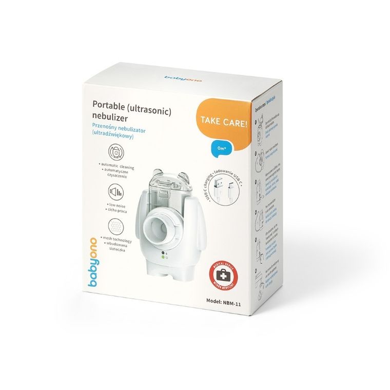 BabyOno, NBM-11, przenośny nebulizator, ultradźwiękowy