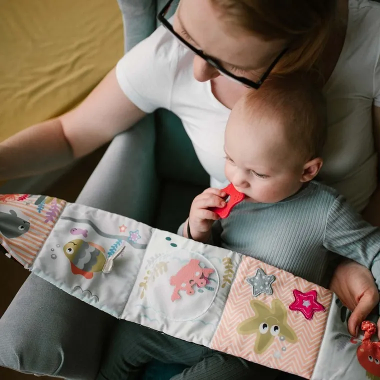 BabyOno, Sea World, dwustronna książeczka sensoryczna