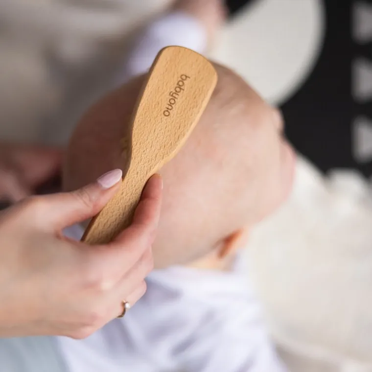 BabyOno, szczotka z naturalnego włosia, średnio miękka