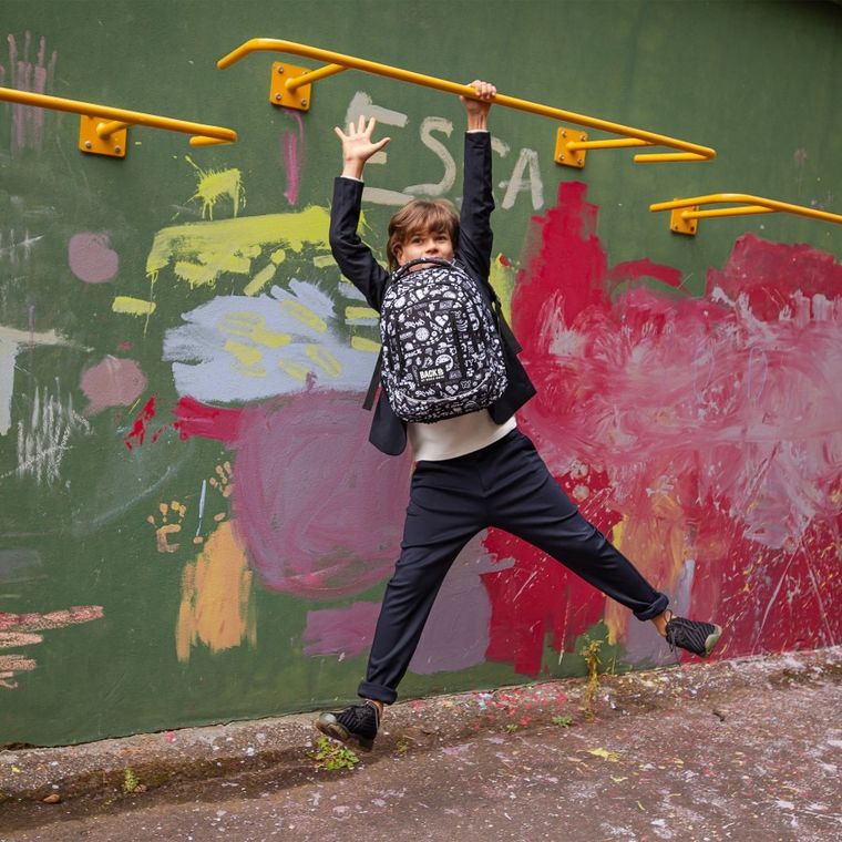 BackUp, plecak szkolny, 3-komorowy, Drift