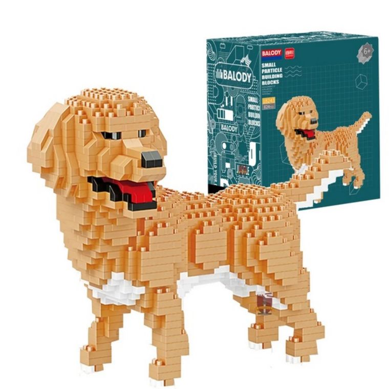 Balody, Golden Retriever, klocki konstrukcyjne, 824 elementów