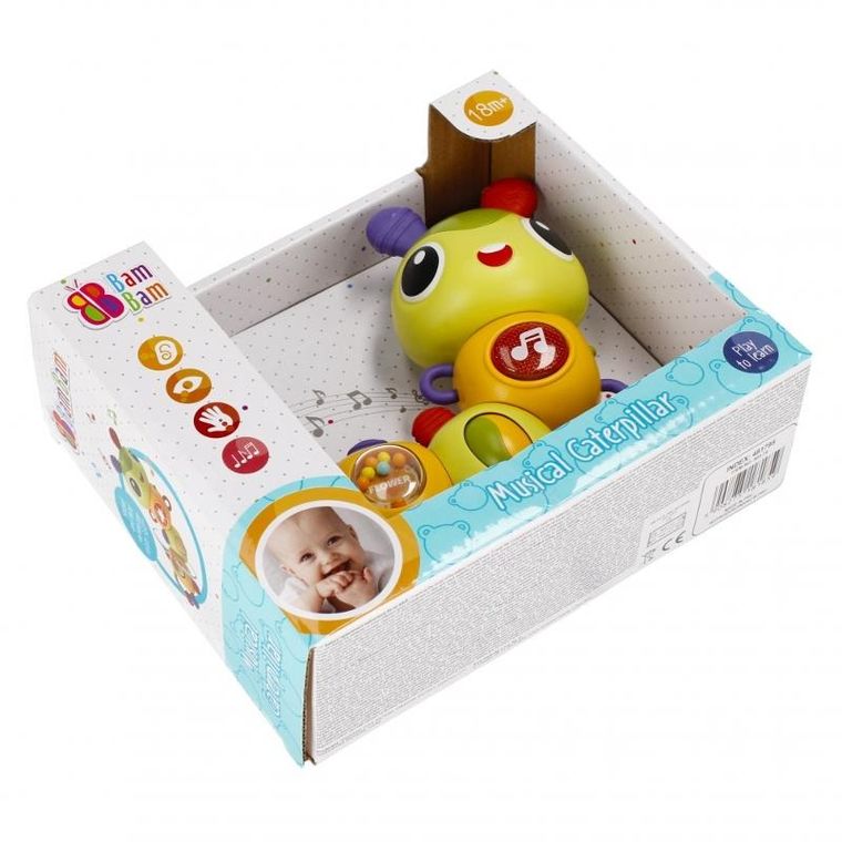 Bam Bam, Muzyczna gąsienica, zabawka interaktywna
