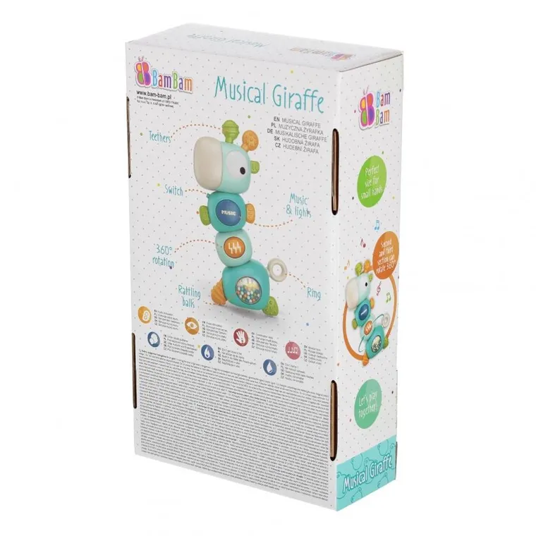 Bam Bam, Muzyczna Żyrafka, zabawka interaktywna