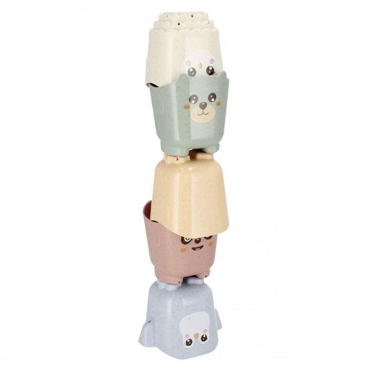 Bam Bam, Zwierzątka, kubeczki z przyssawkami, zabawka do kapieli