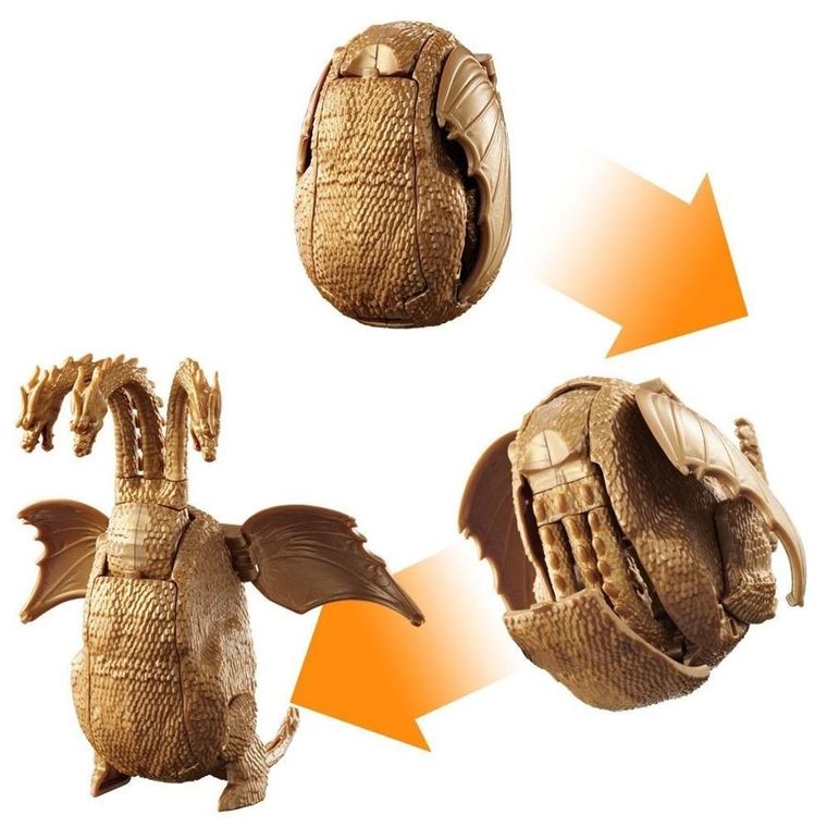 Bandai, Godzilla, Egg Monster, King Ghidorah, figurka kolekcjonerska
