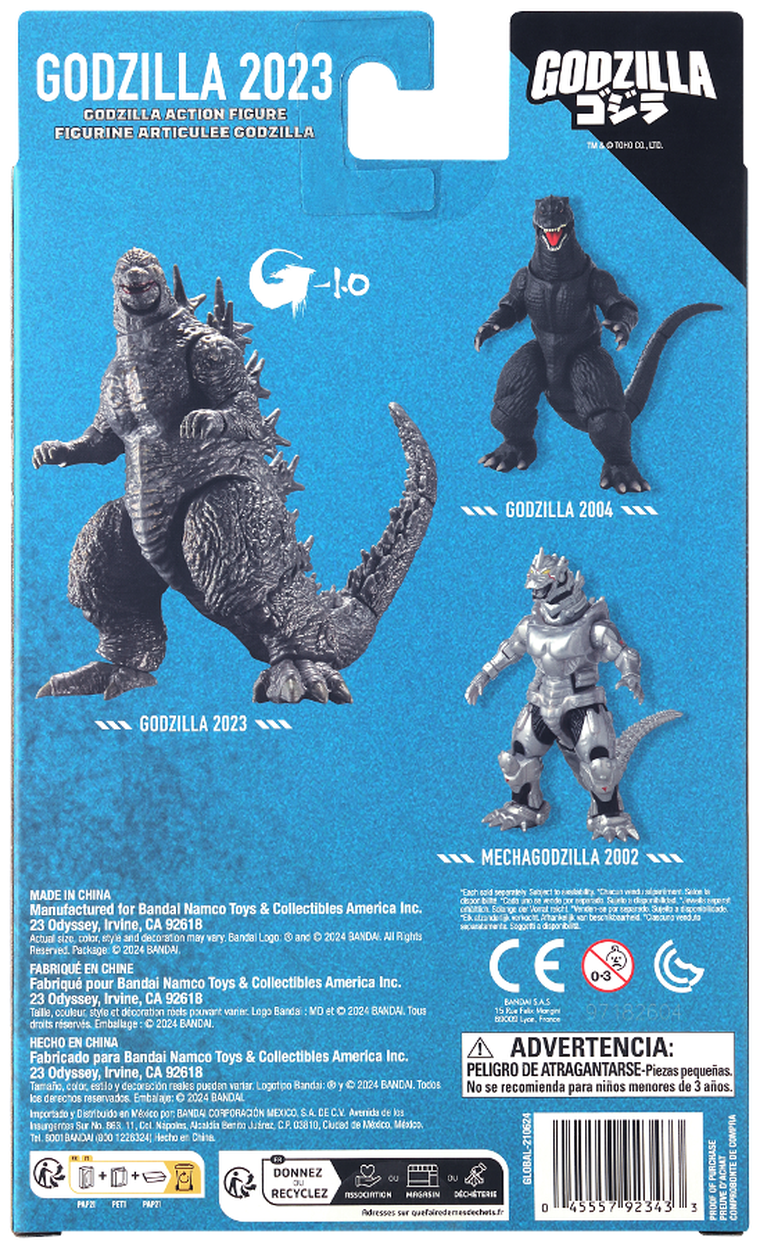 Bandai, Godzilla Minus One, Action Figure, Godzilla 2023, figurka kolekcjonerska