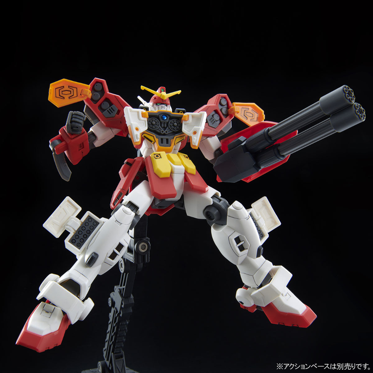 Bandai, HG After Colony, XXXG-01H2 Gundam Heavyarms Custom, model kolekcjonerski do składania, 1:144