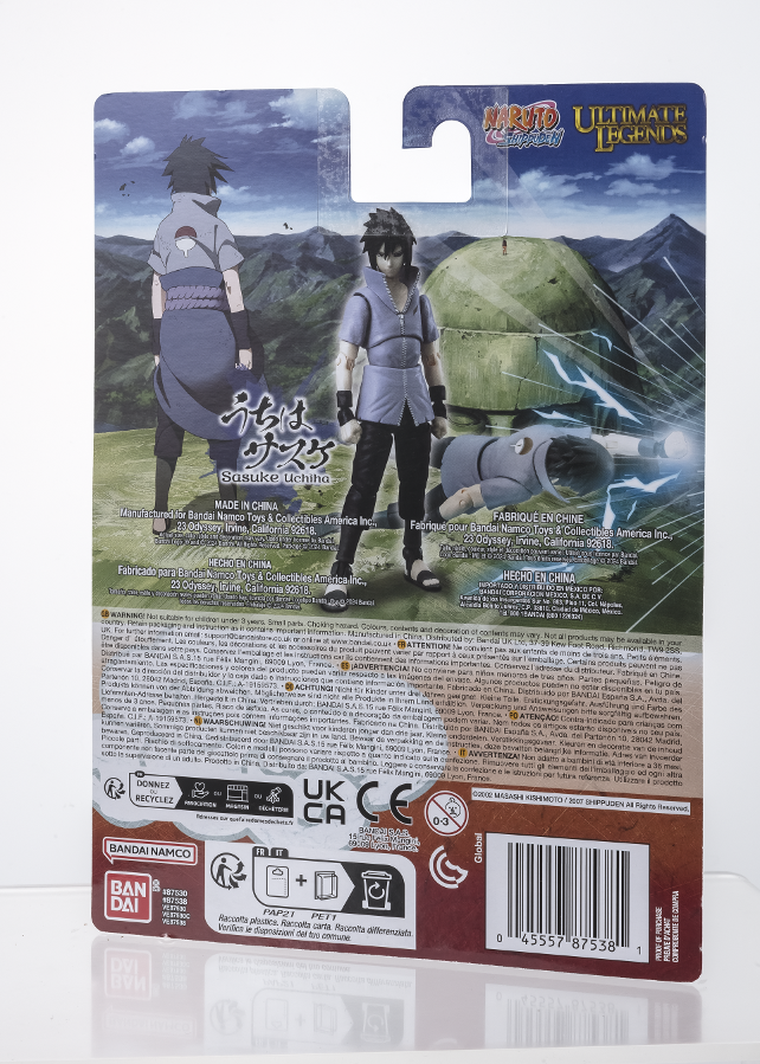 Bandai, Ultimate Legends, Naruto, Sasuke Final Valley, figurka kolekcjonerska