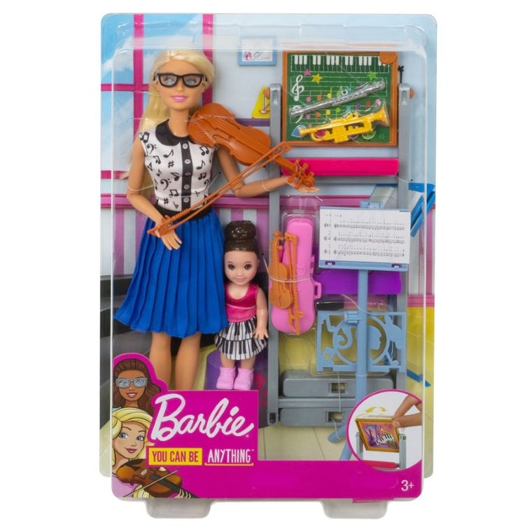 Barbie, Kariera, Nauczycielka muzyki, zestaw z lalką i akcesoriami