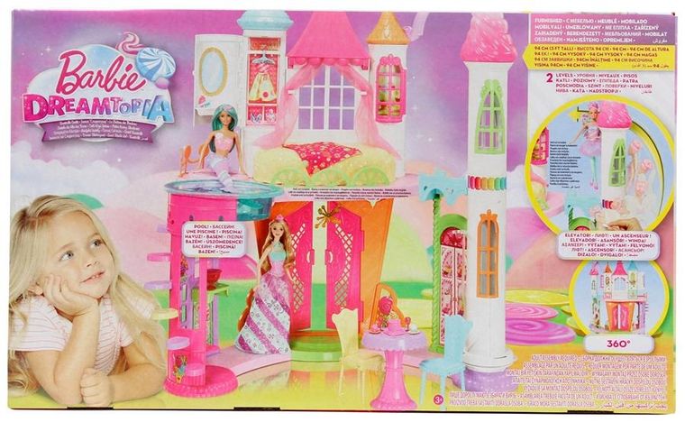 Barbie, Pałac Krainy Słodkości, zestaw bez lalki