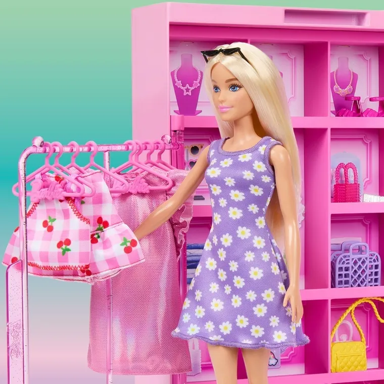 Barbie, Szafa Marzeń 3.0, domek do zabawy z lalką i akcesoriami