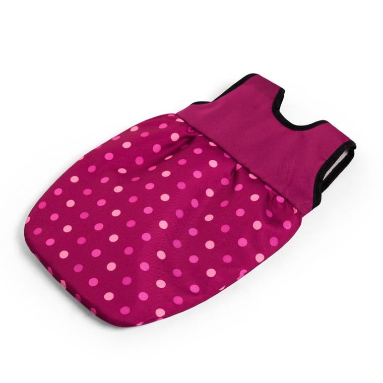 Bayer Design, Xeo Combi, głęboki wózek dla lalek, zestaw z łóżkiem turystycznym, torbą i akcesoriami, bordowy