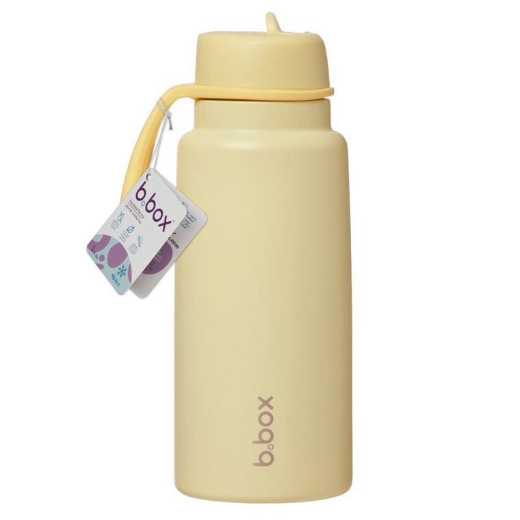b.box, Lemon Twist, butelka termiczna ze składanym ustnikiem, stal nierdzewna, 1l