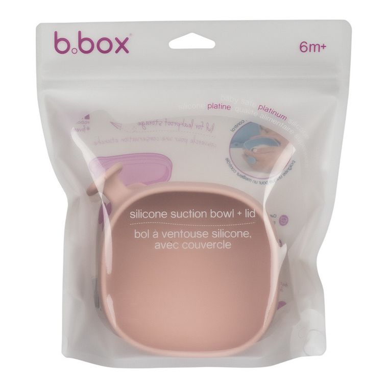 b.box, miseczka z przykrywką, różowa