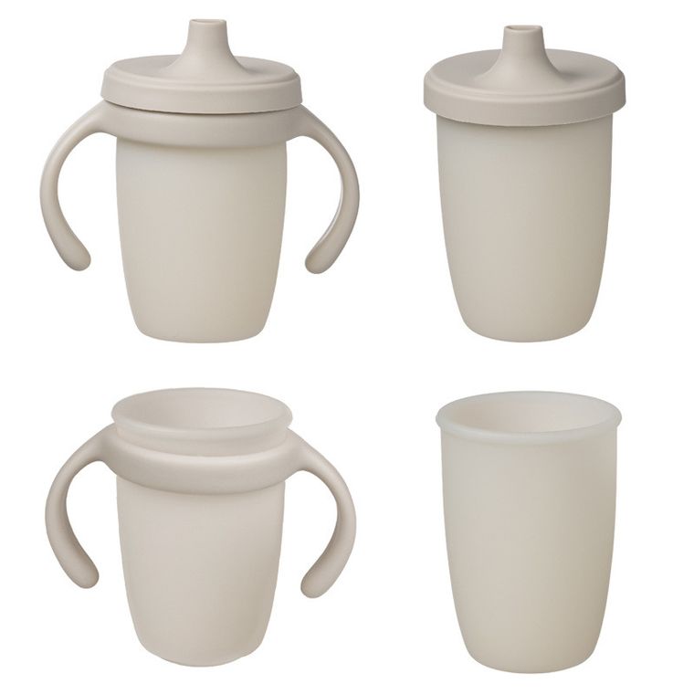 b.box, silikonowy kubek z ustnikiem, latte