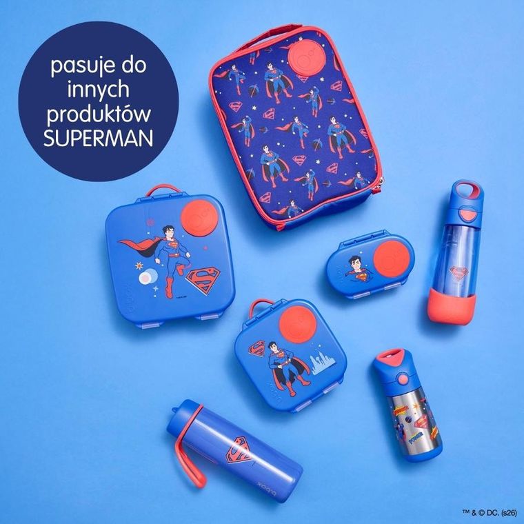 B.box, Superman, mini lunchbox
