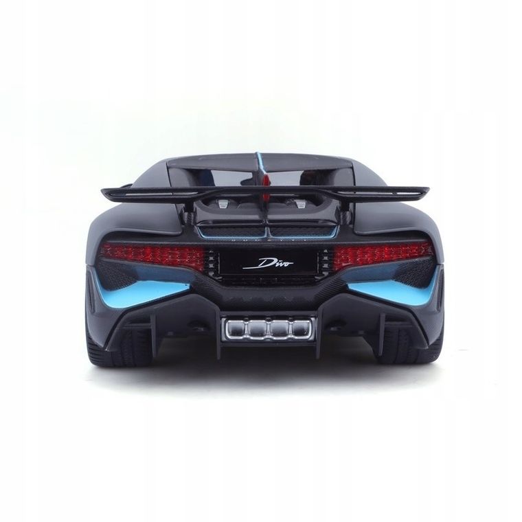 Bburago, Bugatti Divo Flat, model pojazdu, 1:18, Dark Grey