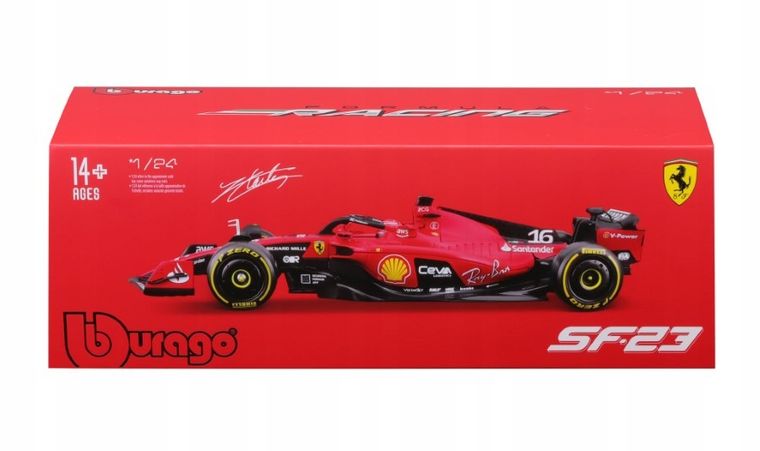 Bburago, Ferrari F1 SF-23 #16 Charles Leclerc, model pojazdu wyścigowego
