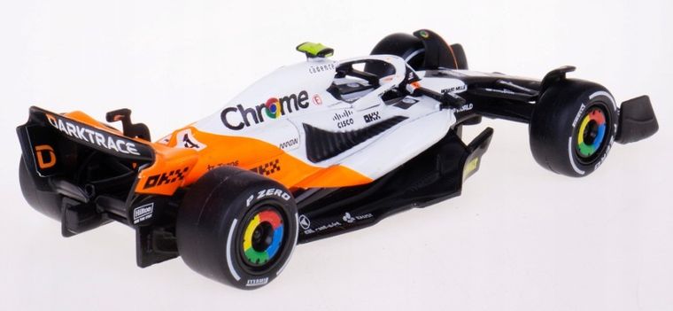 Bburago, Formula Racing, McLaren MCL36 MCL60, #4 Lando Norris, bolidy F1, modele pojazdów, 1:43