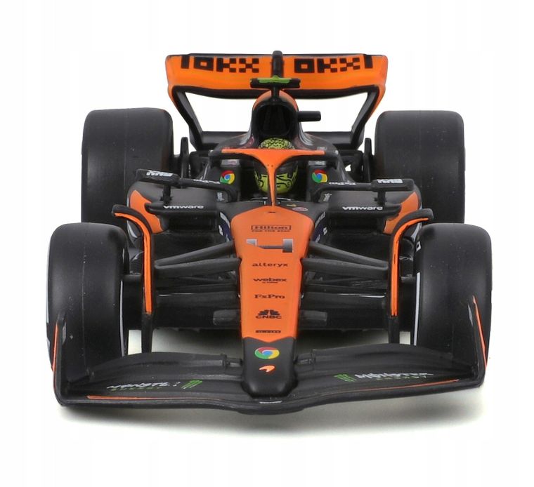 Bburago, McLaren F1 MCL38 Miami GP, Bolid F1, model pojazdu, 1:43