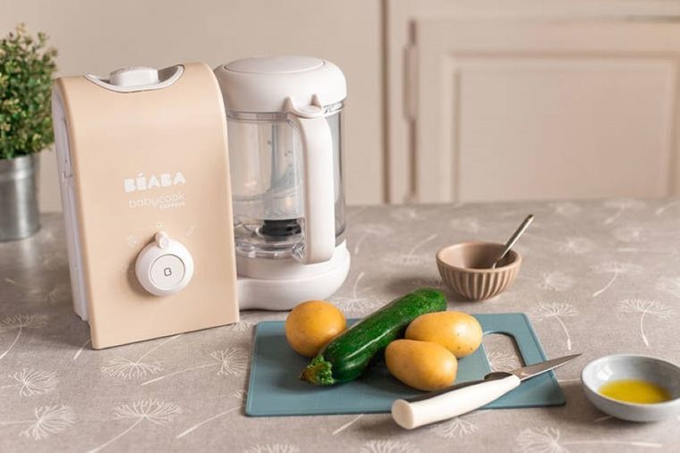 Beaba, Babycook Express, urządzenie do gotowania na parze i miksowania, 4w1, Clay Earth