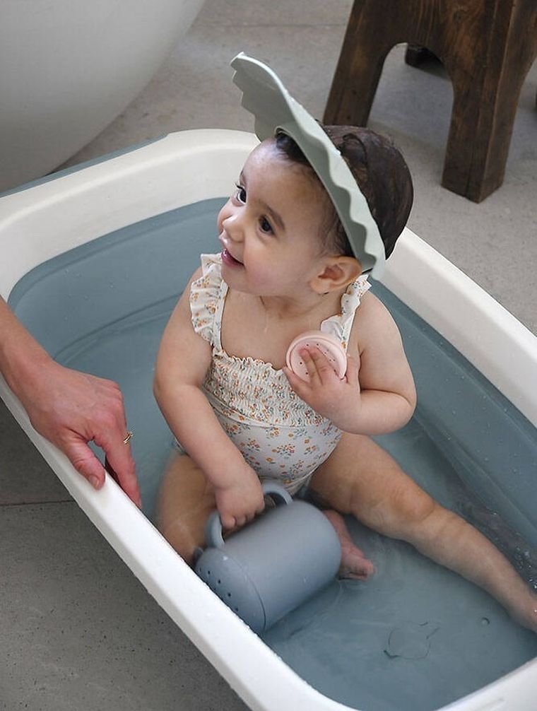 Beaba, silikonowy daszek do mycia głowy, Misty Green